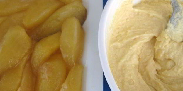 тарт с франжипаном и карамелизованной грушей