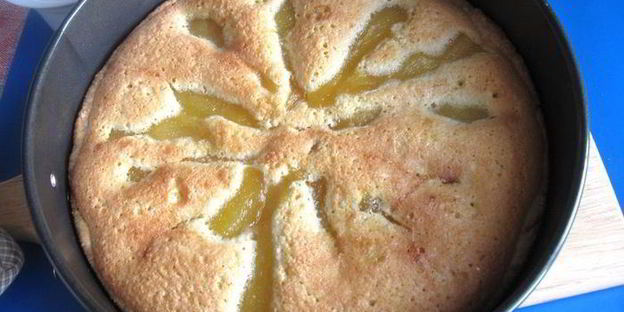 тарт с франжипаном и карамелизованной грушей