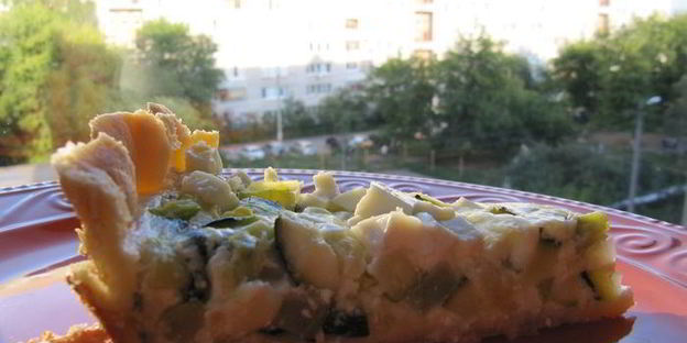 тарт с кабачками и фетой