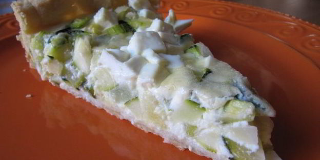 тарт с кабачками и фетой