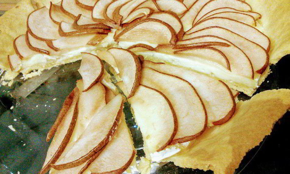 Рецепт тарта с камамбером и грушей