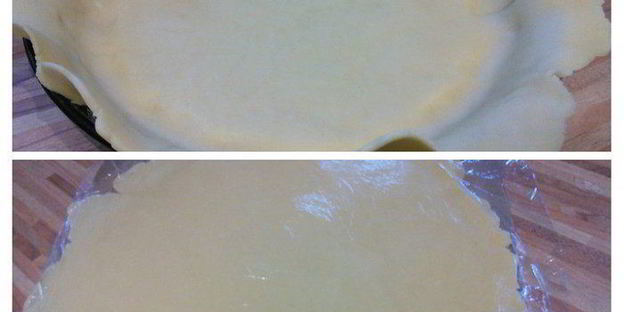 тарт с камамбером и грушей