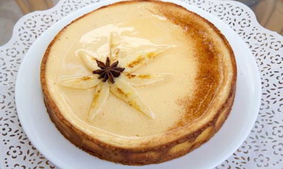 Рецепт тарта с карамелизированными бананами и йогуртовым кремом