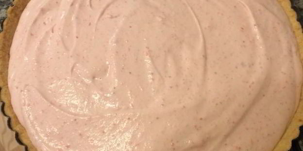 тарт с клубничным муссом