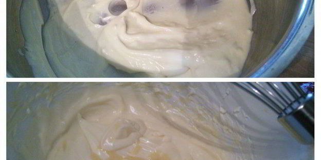 тарт с ревенем и сливочным кремом