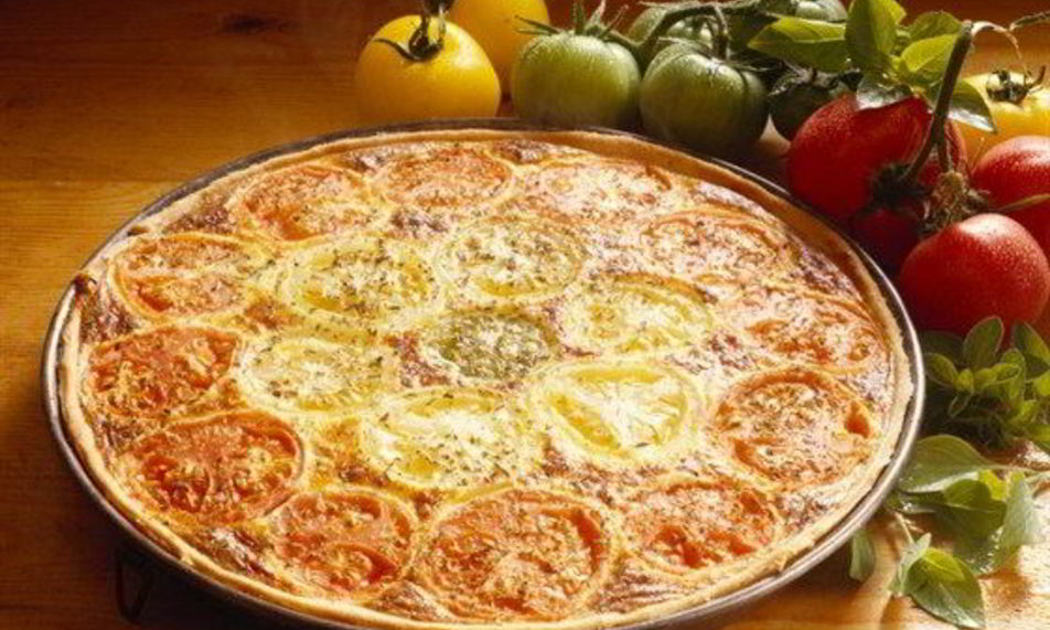 Рецепт тарта с томатами и сырным кремом по-итальянсков