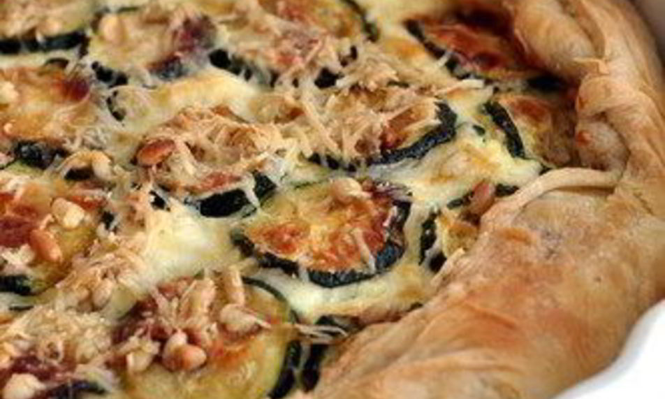 Рецепт тарта с цукини, томатами и базиликом