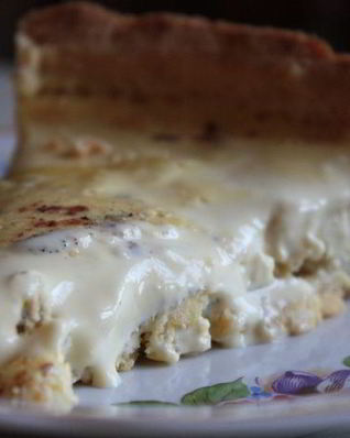 Тарт с заварным кремом и мускатным орехом