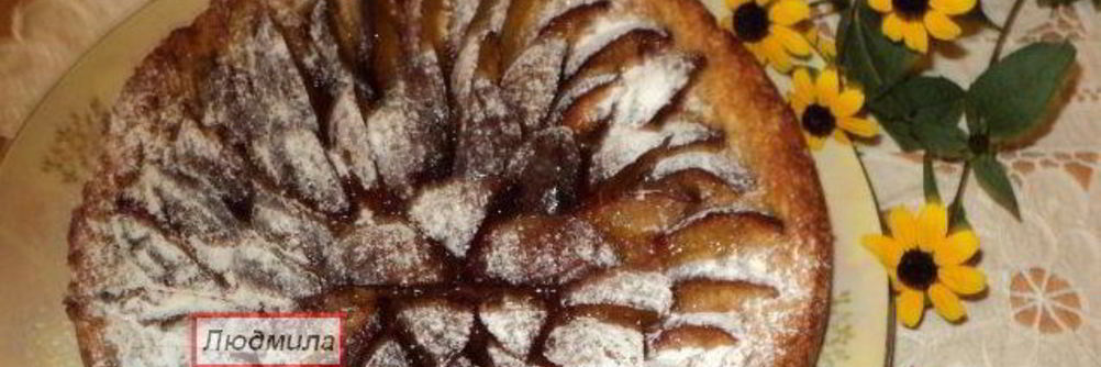 Тарт со сливами