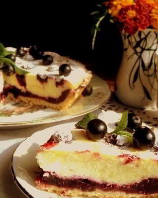 Тарт со смородиной