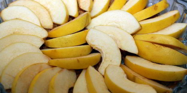 тарт татен с айвой