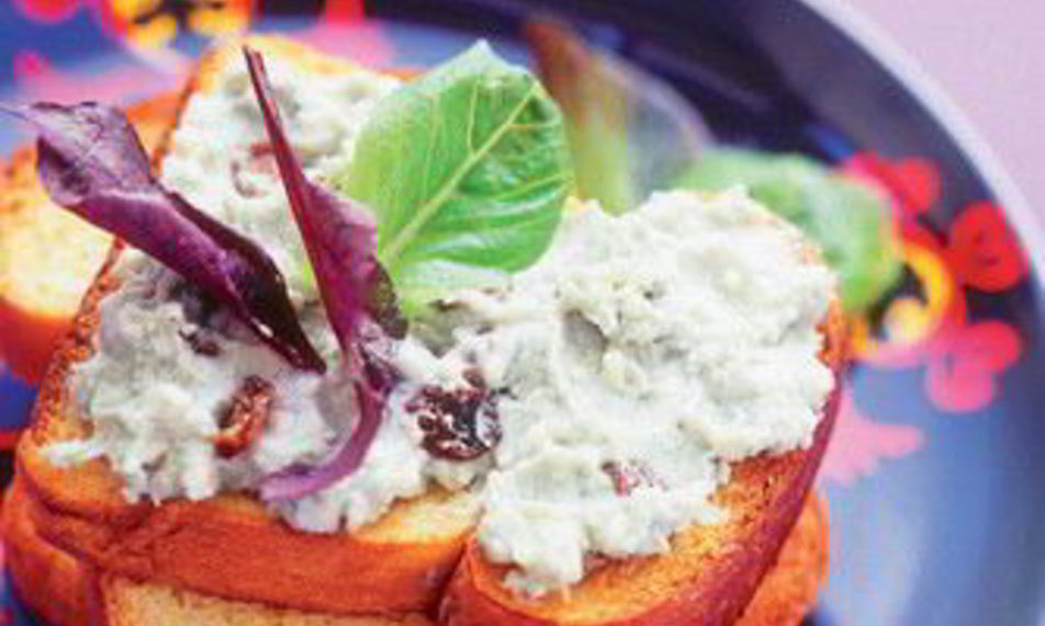 Рецепт тартинок с рокфором