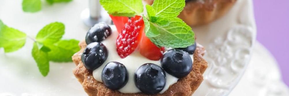 Тартинки с заварным сливочным кремом