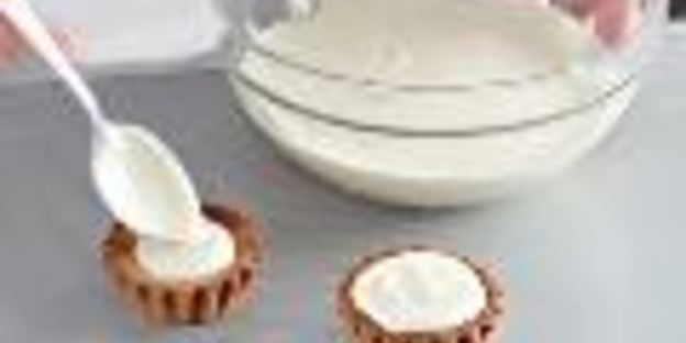 тартинки с заварным сливочным кремом