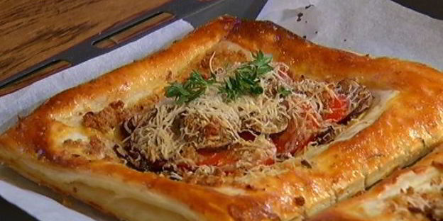 тарты с грибами и тимьяном