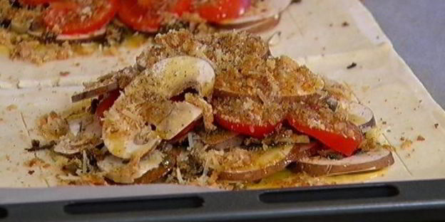 тарты с грибами и тимьяном