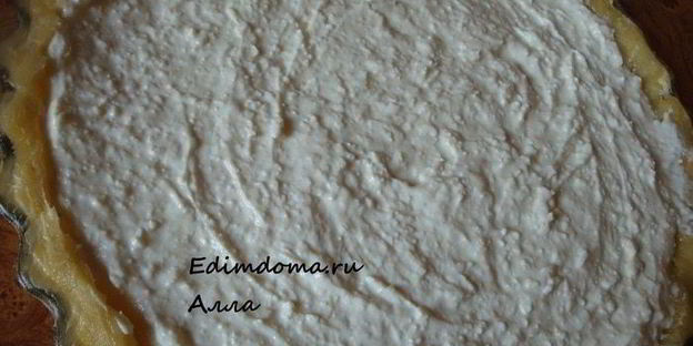 творожно-кокосовый тарт