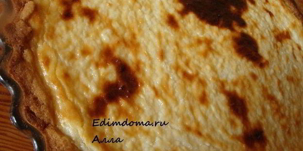 творожно-кокосовый тарт