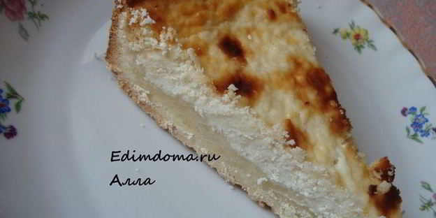 творожно-кокосовый тарт