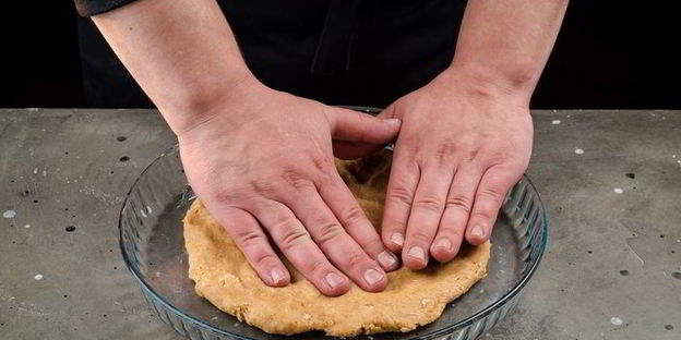 творожный тарт с малиной