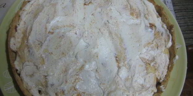 восхитительный банановый тарт с карамелью