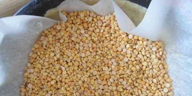 яблочный тарт с ванильным кремом