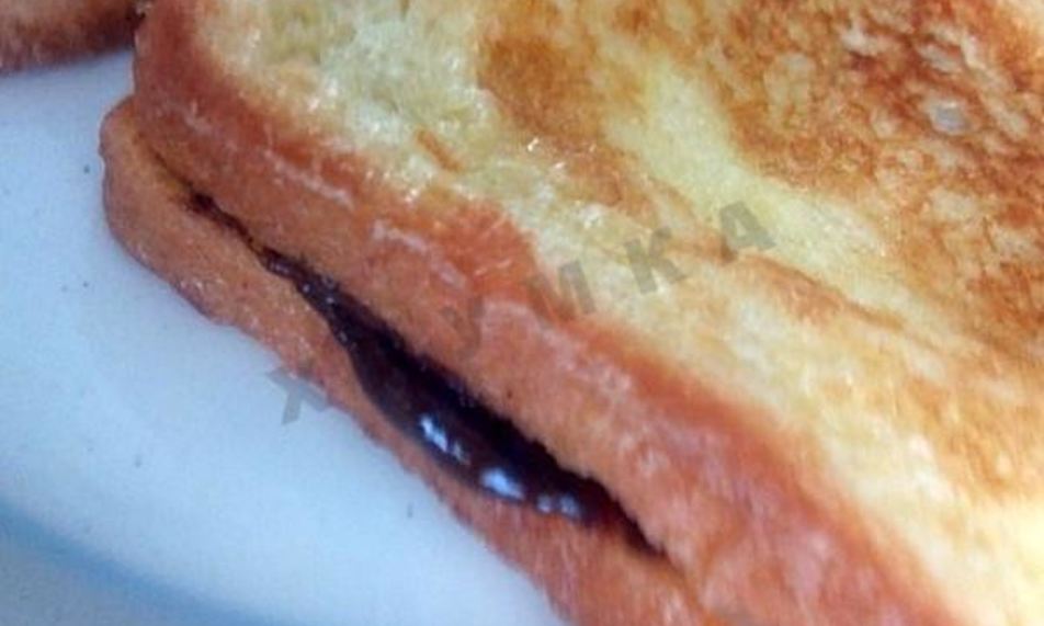 Рецепт французских тостов с фруктами и шоколадом