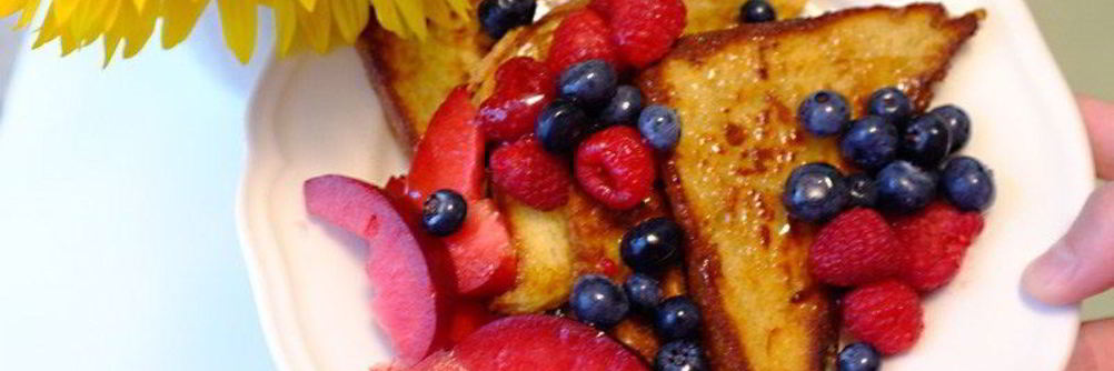 Французские тосты с ягодами