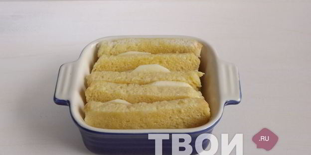 французские тосты, запеченные с яблоком