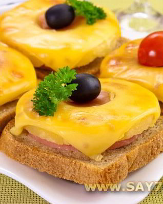 Гавайские тостики