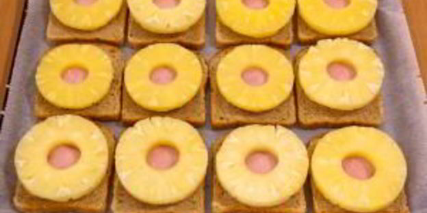 гавайские тостики