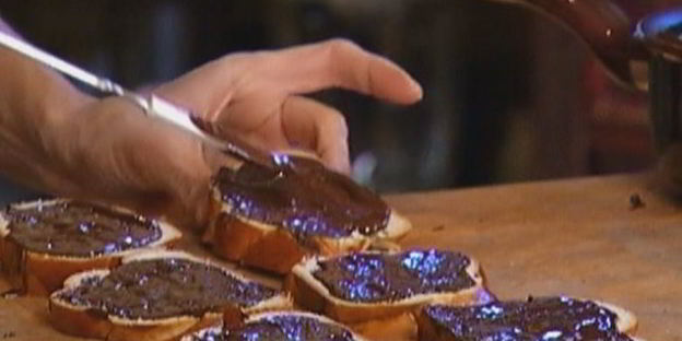 шоколадные французские тосты