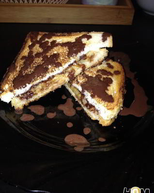 Тосты с бананами