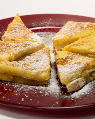 Тосты с бананом и сыром