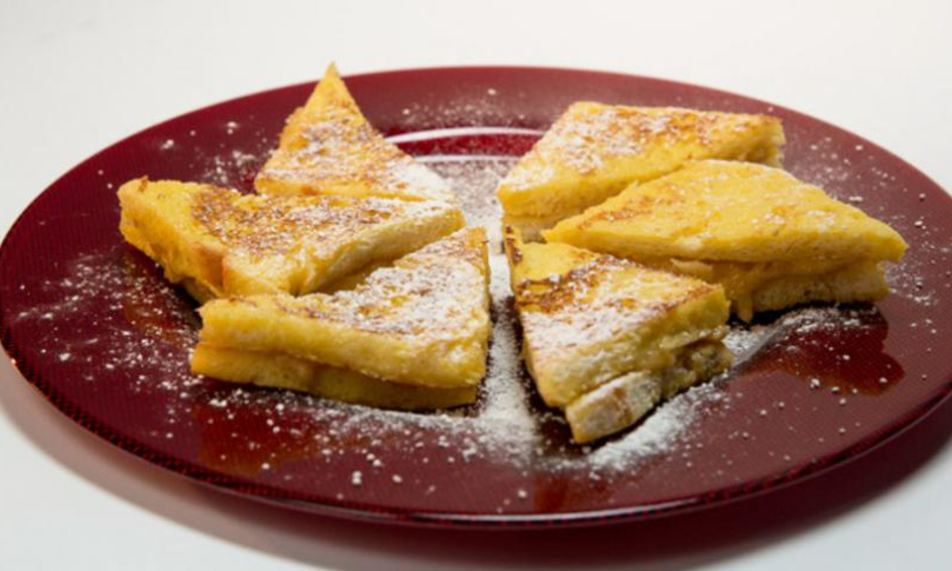 Рецепт тостов с бананом и сыром