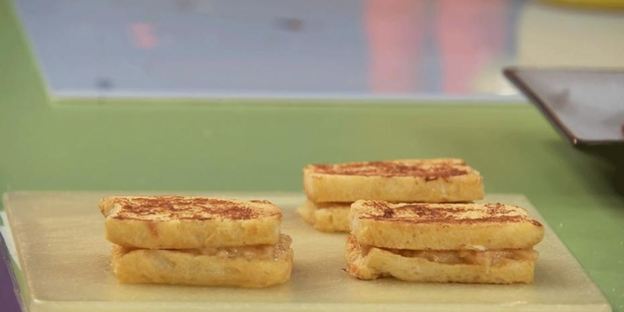 тосты с бананом и сыром