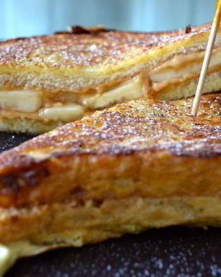 Тосты с бананом