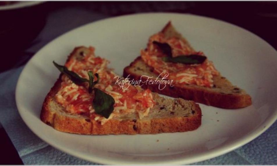 Рецепт тостов с паштетом альмогроте