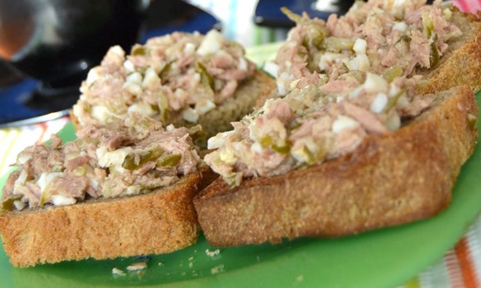 Рецепт тостов с рыбой