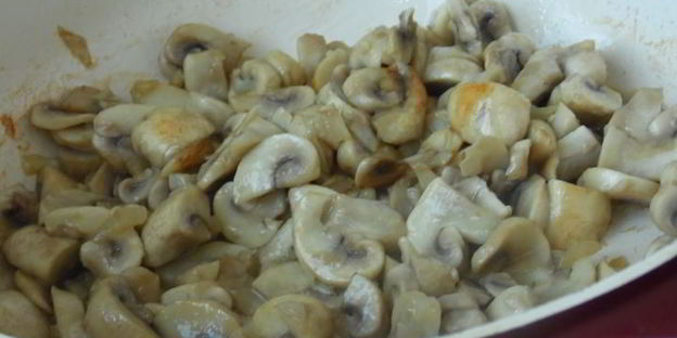 тосты с шампиньонами