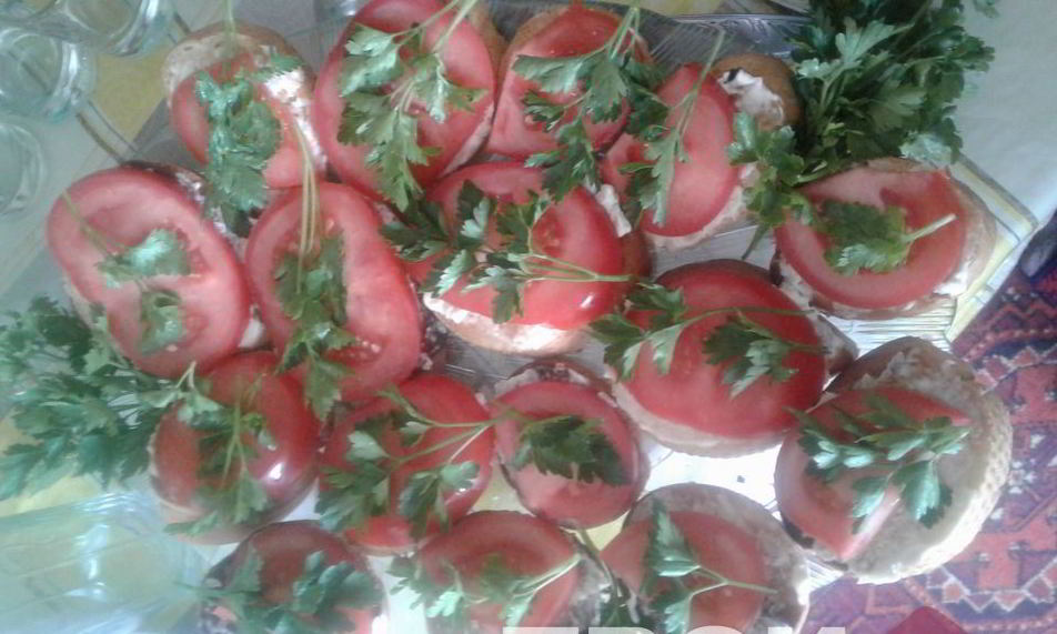 Рецепт тостов с томатами