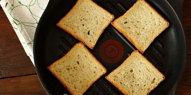 тосты с ветчиной и сыром