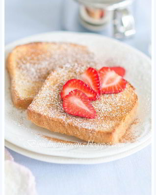 Запеченные французские тосты с клубникой