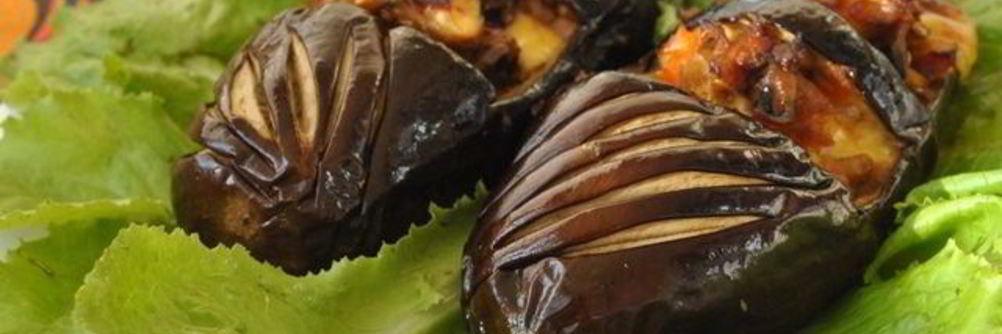 Туфельки из баклажанов