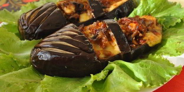 туфельки из баклажанов