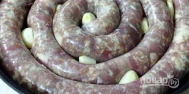 украинская домашняя колбаса