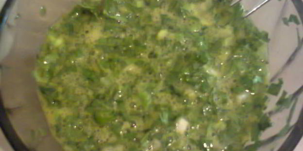 глазунья с эстрагоном