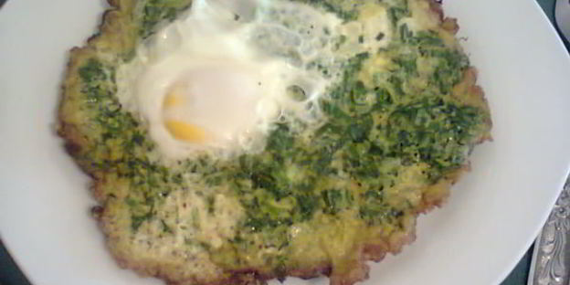 глазунья с эстрагоном