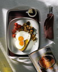 Яичница с помидорами