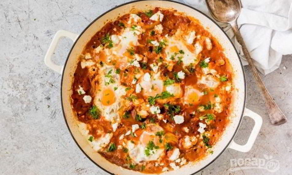 Рецепт шакшуки с фенхелем